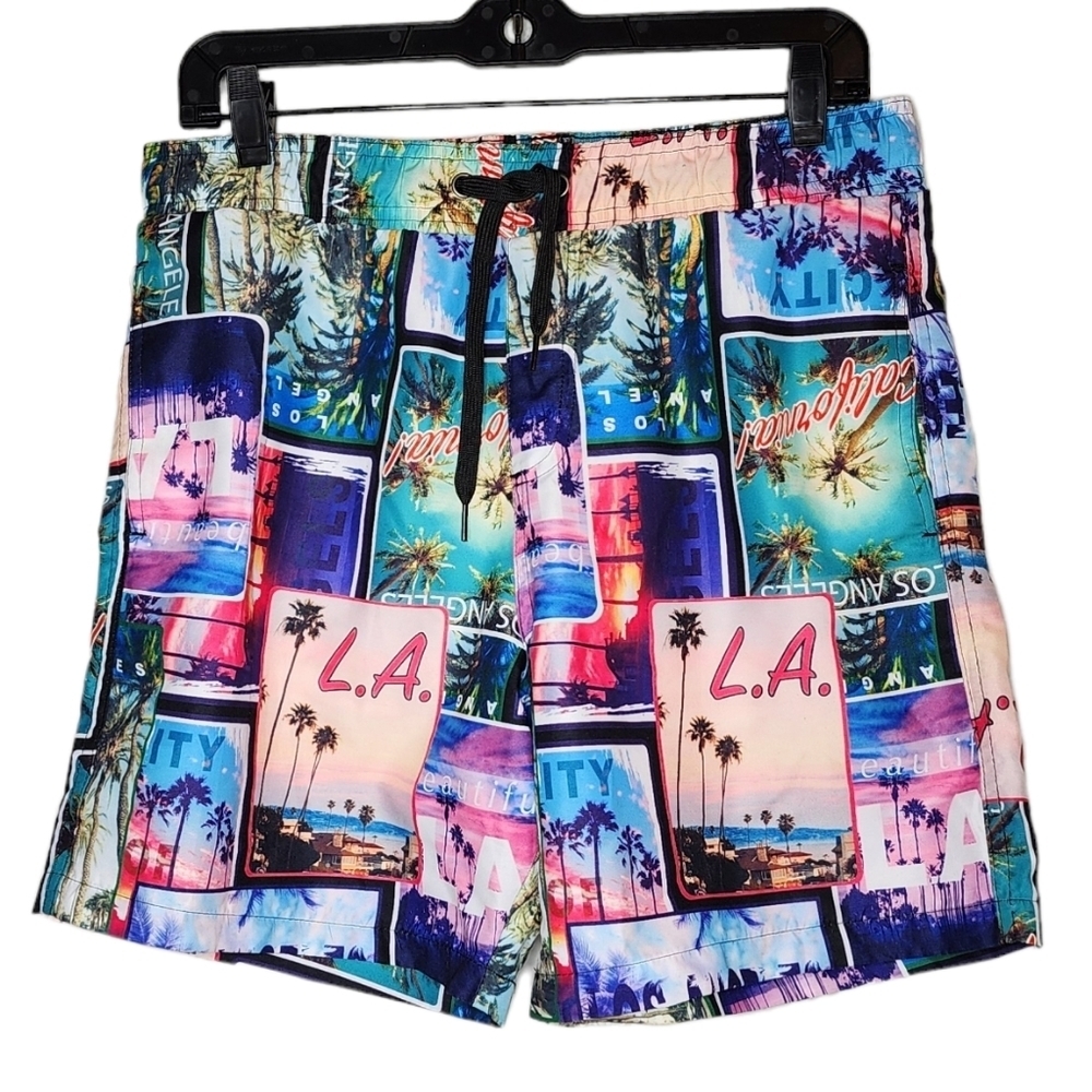 Surf Society LA swim trunks.  M.